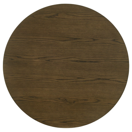 Ottowa Brown 5-piece Round Wood Dining Room Table Set - Ornate Home