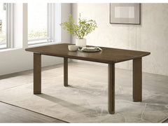 Ottowa Brown 71-inch Rectangular Wood Dining Table - Ornate Home