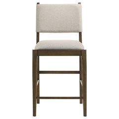Ottowa Brown Upholstered Counter Side Chair (Set of 2) - Ornate Home