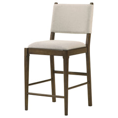 Ottowa Brown Upholstered Counter Side Chair (Set of 2) - Ornate Home