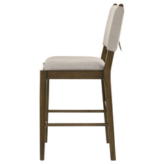 Ottowa Brown Upholstered Counter Side Chair (Set of 2) - Ornate Home
