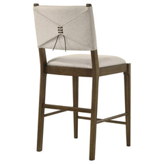 Ottowa Brown Upholstered Counter Side Chair (Set of 2) - Ornate Home