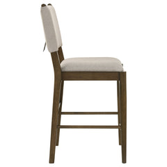 Ottowa Brown Upholstered Counter Side Chair (Set of 2) - Ornate Home