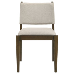 Ottowa Brown Upholstered Dining Side Chair (Set of 2) - Ornate Home