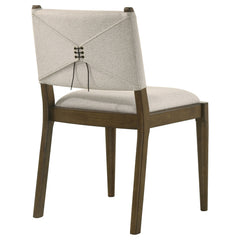 Ottowa Brown Upholstered Dining Side Chair (Set of 2) - Ornate Home