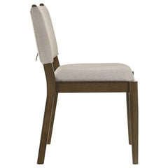 Ottowa Brown Upholstered Dining Side Chair (Set of 2) - Ornate Home