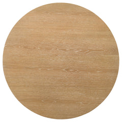 Ottowa Light Oak 36-inch Round Wood Cocktail Coffee Table - Ornate Home