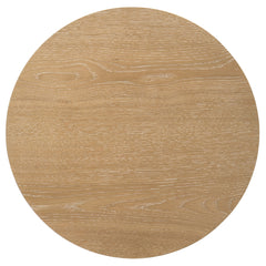 Ottowa Washed Oak 2-piece Round Wood Coffee Table Se - Ornate Home