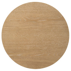 Ottowa Washed Oak 3-piece Round Wood Coffee Table Set - Ornate Home