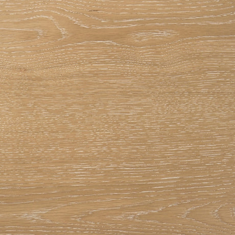 Ottowa Washed Oak Round Wood Side End Table with Shelf - Ornate Home