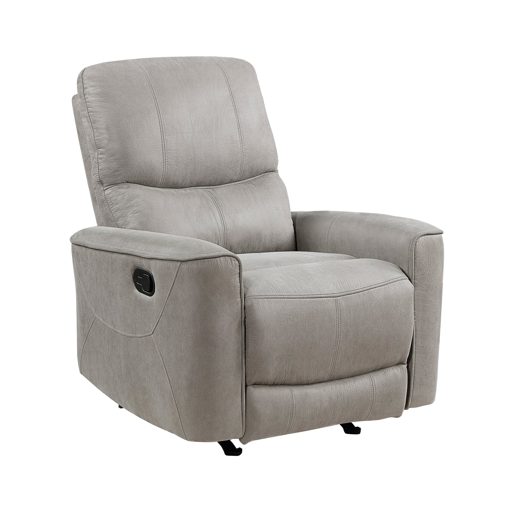 Ouray Gray Rocker Reclining Chair - Ornate Home