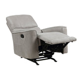 Ouray Gray Rocker Reclining Chair - Ornate Home