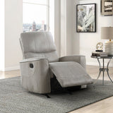 Ouray Gray Rocker Reclining Chair - Ornate Home