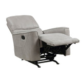 Ouray Gray Rocker Reclining Chair - Ornate Home