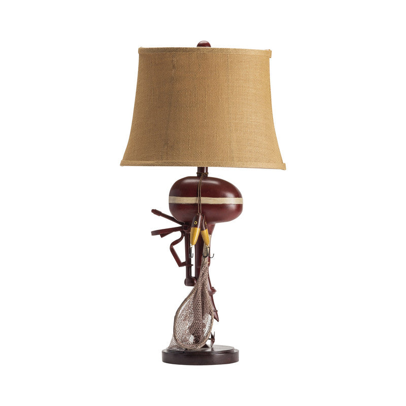 Outboard Red Table Lamp - Ornate Home