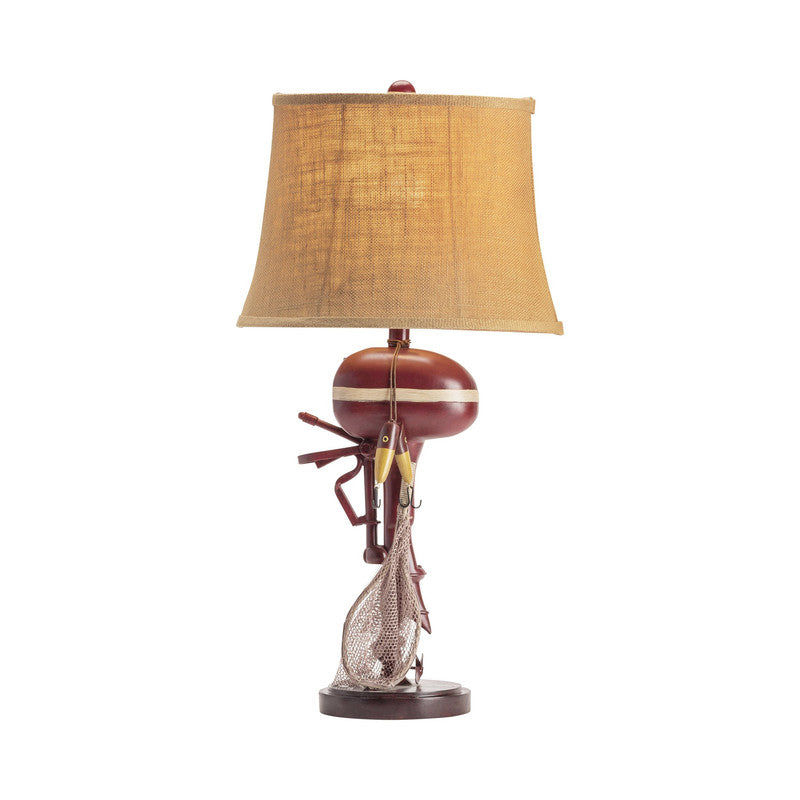 Outboard Red Table Lamp - Ornate Home