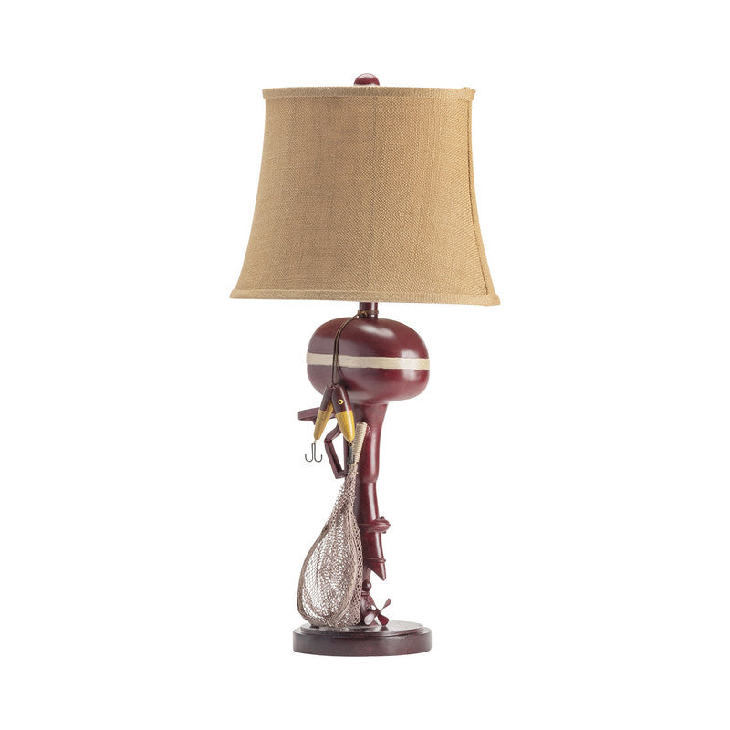Outboard Red Table Lamp - Ornate Home