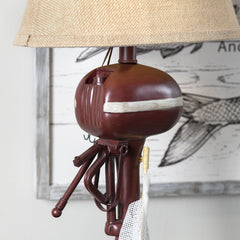 Outboard Red Table Lamp - Ornate Home