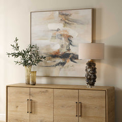 Outburst Multicolor Hand Painted Modern Art - Ornate Home