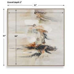 Outburst Multicolor Hand Painted Modern Art - Ornate Home