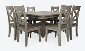 Outer Banks Driftwood High/Low Dining Table w/ 4 Chairs - Ornate Home