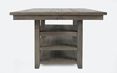 Outer Banks Driftwood High/Low Dining Table w/ 6 Stools - Ornate Home