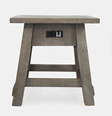 Outer Banks Driftwood Power End Table - Ornate Home