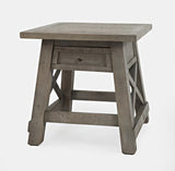 Outer Banks Driftwood Power End Table - Ornate Home