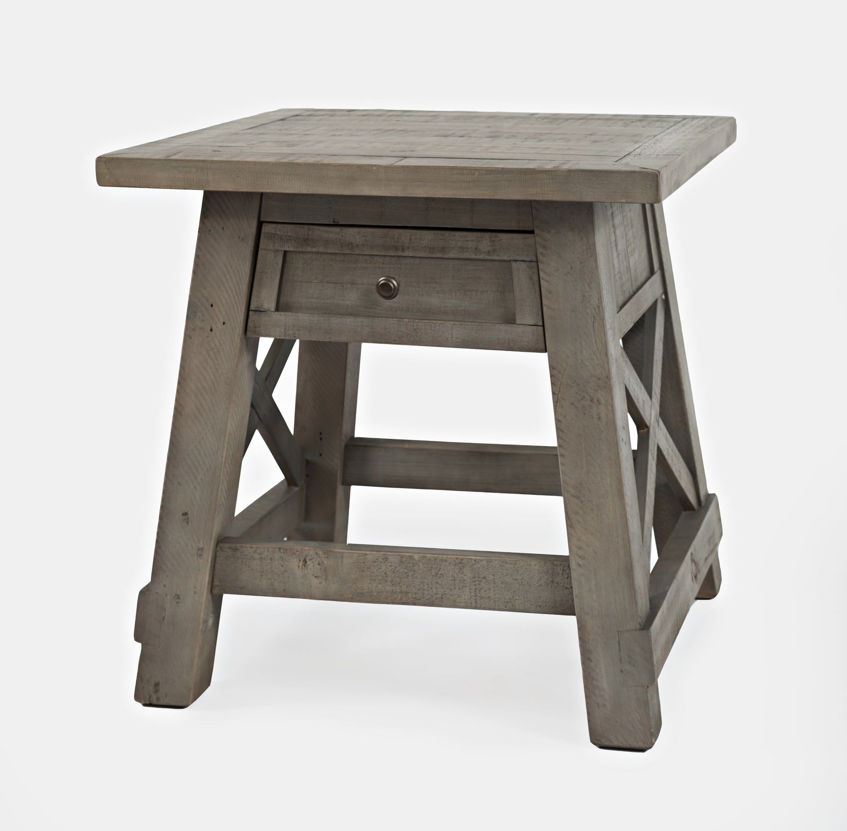 Outer Banks Driftwood Power End Table - Ornate Home