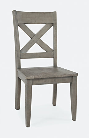 Outer Banks Driftwood X Back Chair (Set of 2) - Ornate Home