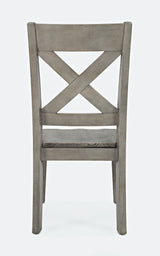 Outer Banks Driftwood X Back Chair (Set of 2) - Ornate Home