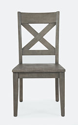 Outer Banks Driftwood X Back Chair (Set of 2) - Ornate Home