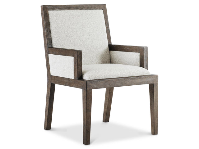 Outline Cassel/White/Cream Arm Chair (23.38" x 25" x 35.25") - Ornate Home