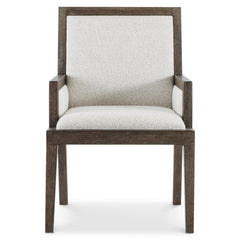 Outline Cassel/White/Cream Arm Chair (23.38" x 25" x 35.25") - Ornate Home