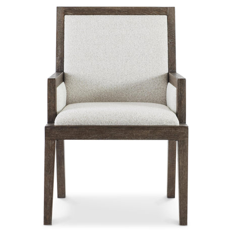 Outline Cassel/White/Cream Arm Chair (23.38" x 25" x 35.25") - Ornate Home