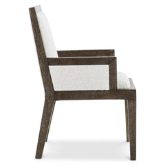 Outline Cassel/White/Cream Arm Chair (23.38" x 25" x 35.25") - Ornate Home