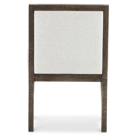 Outline Cassel/White/Cream Arm Chair (23.38" x 25" x 35.25") - Ornate Home