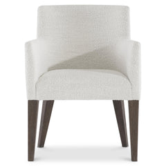 Outline Cassel/White/Cream Arm Chair (24.88" x 24.88" x 34") - Ornate Home