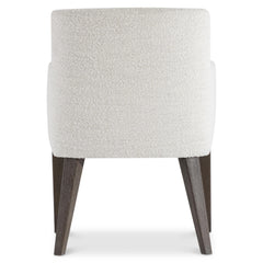 Outline Cassel/White/Cream Arm Chair (24.88" x 24.88" x 34") - Ornate Home