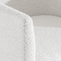 Outline Cassel/White/Cream Arm Chair (24.88" x 24.88" x 34") - Ornate Home