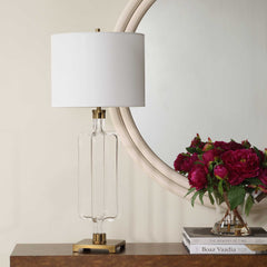 Outline Cordless Gold LED Table Lamp - Ornate Home