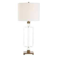 Outline Cordless Gold LED Table Lamp - Ornate Home