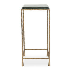 Ovard Antiqued Gold Accent Table - Ornate Home