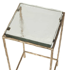 Ovard Antiqued Gold Accent Table - Ornate Home