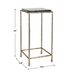 Ovard Antiqued Gold Accent Table - Ornate Home