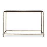 Ovard Brass Minimalist Metal Console Table - Ornate Home