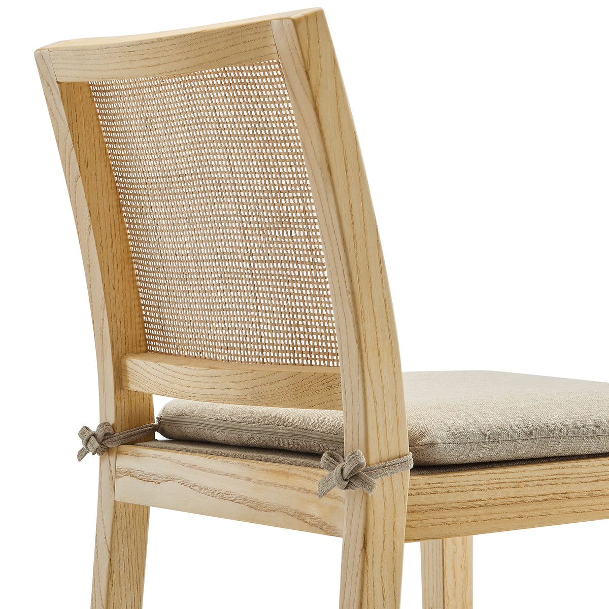 Ovard Natural Wood and Rattan Counter Stool - Ornate Home