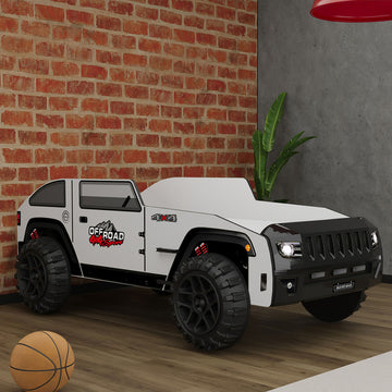 Overlander Black/White Car Bed - Ornate Home