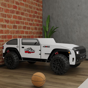 Overlander Black/White Car Bed - Ornate Home