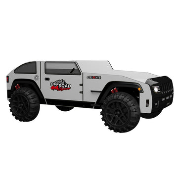 Overlander Black/White Car Bed - Ornate Home